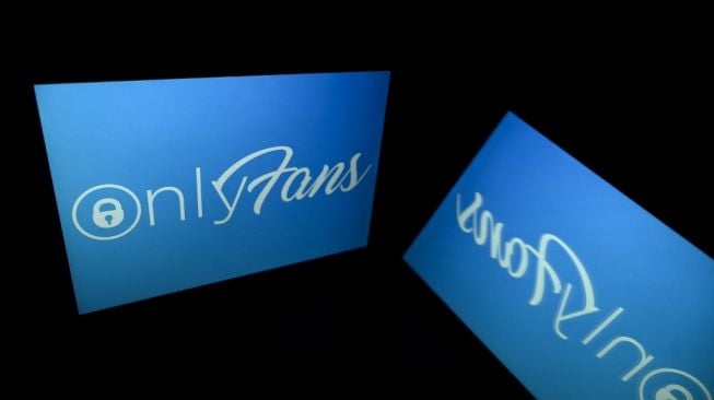 Logo OnlyFans. (Lionel BONAVENTURE / AFP)