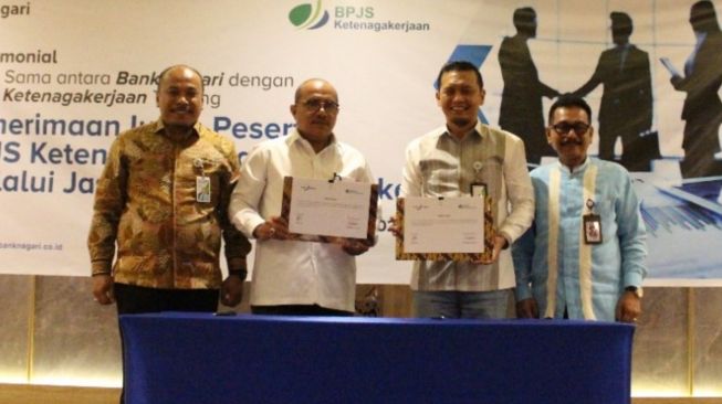 Permudah Pekerja Sumatera Barat Menjadi Peserta, BPJS Ketenagakerjaan Kerja Sama dengan Bank Nagari