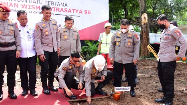 Gubernur Akpol Lakukan Groundbreaking Pembangunan Wisma Wirasatya 96