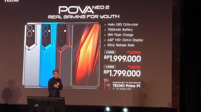 Tecno Pova Neo 2. [Suara.com/Dythia Novianty]