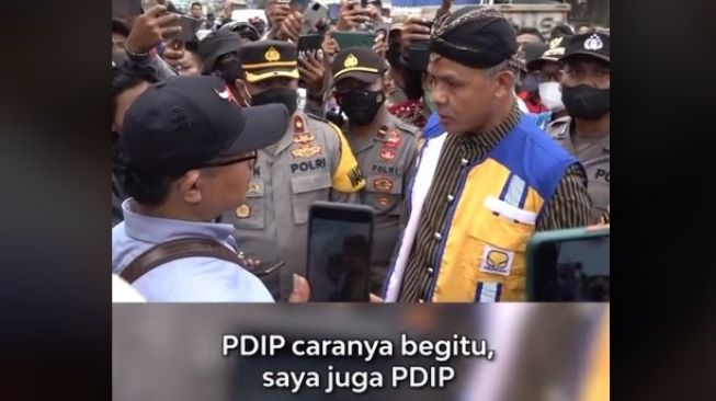 Didemo Saat Akan Resmikan Fly over, Ganjar Pranowo Panggil Koordinator Aksi, Terrnyata Sesama Kader PDIP