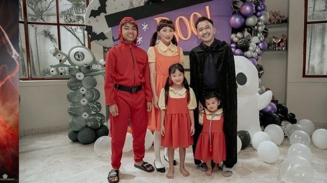 Ide Kostum Halloween Ala Artis Indonesia(Instagram/@sarwendah29)