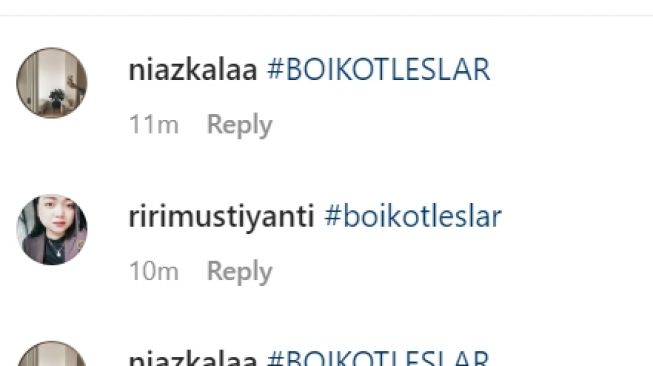 #Boikotleslar di akun Instagram KPI (Instagram/ @kpipusat).