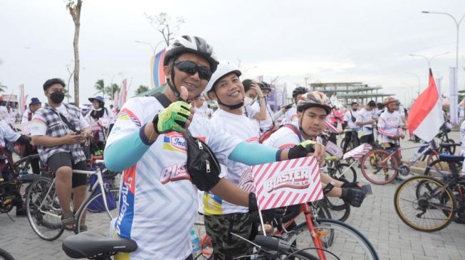 Acara Fun Bike Indomaret ajak masyarakat bersepeda. (Dok. Indomaret)