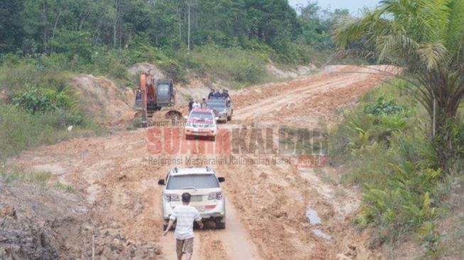 Pemerintah Kucurkan Rp1,2 triliun Bangun Jalan Perbatasan di Kalbar