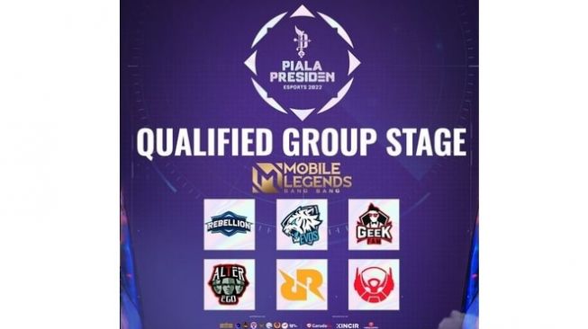 Ini 10 Tim yang Lolos ke Babak Kualifikasi Grup Mobile Legends Piala Presiden Esports 2022