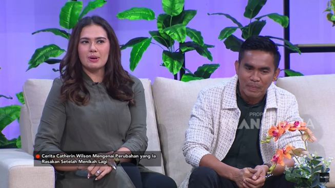 Catherine Wilson dan Idham Mase  (Tangakapan layar YouTube Trans TV)