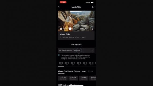 Fitur baru TikTok, Showtimes. [TikTok]