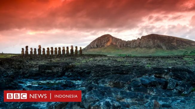 Cerita Moai, Patung Raksasa yang "Berjalan" di Pulau Paskah