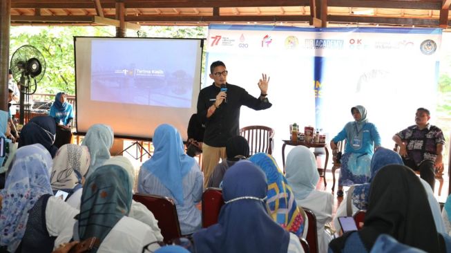 Dorong Kebangkitan Ekonomi, Sandiaga Minta Masyarakat Banten Gabung Gerakan Bangga Buatan Indonesia