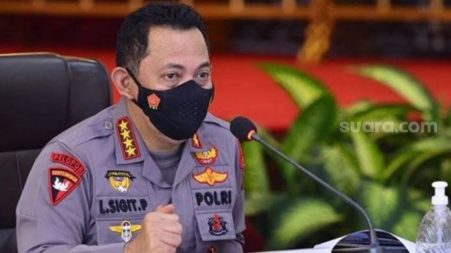 Kapolri Jenderal Listyo Sigit Prabowo. (tangkapan layar/Rakha)