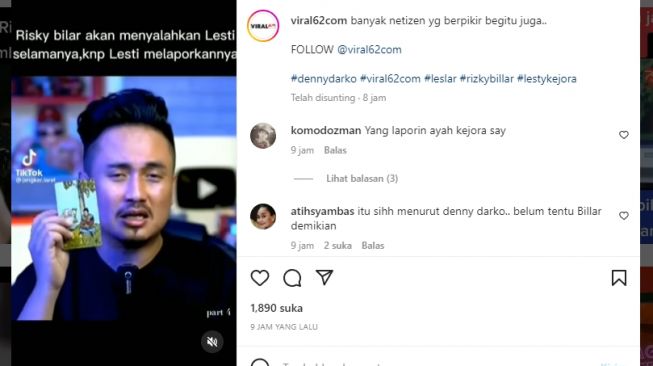 Tangkapan layar video. [Instagram/@viral62com]