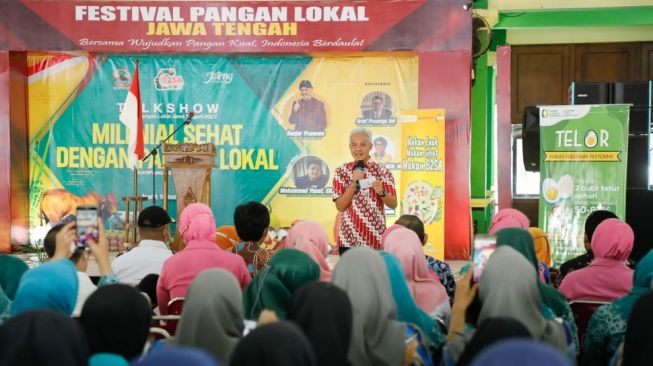 Sambut Hari Pangan Sedunia, Ganjar Pamerkan Produk Olahan dari Pangan Lokal