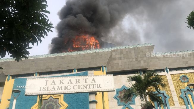 Terungkap, Kebakaran Kubah Masjid Jakarta Islamic Center Bukan yang Pertama Kali