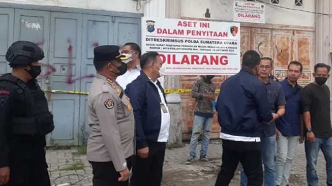 Polda Sumut Kembali Sita Aset Apin BK, Kali Ini Empat Ruko