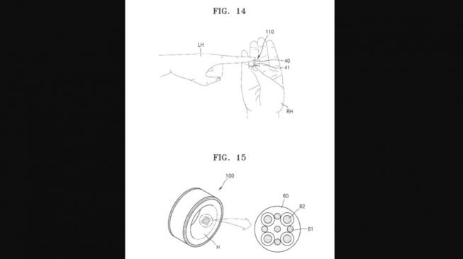 Desain cincin pintar Samsung. [Naver]