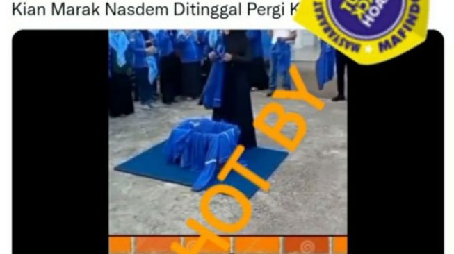 CEK FAKTA: Kader Partai NasDem Ramai-Ramai Lepas Atribut dan Mengundurkan Diri, Benarkah?