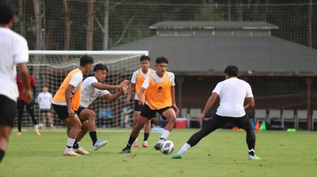 Skuad Timnas Indonesia U-20 saat sedang berlatih di Turki (Dok. PSSI).