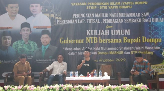 Gubernur NTB Beri Kuliah Umum Kepada Mahasiswa STKIP YAPIS Dompu