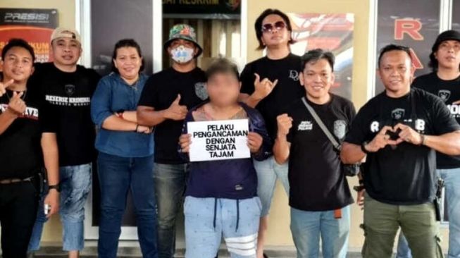 Pelaku Pengancaman dengan Sajam di Cafe Platinum Manado Diringkus Polisi