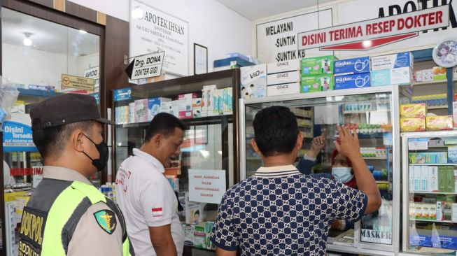 Polresta Tanjungpinang Sidak Apotek yang Masih Jual Obat Sirup