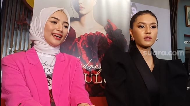 Citra Kirana dan Audrey Zeta. [Rena Pangesti/Suara.com]