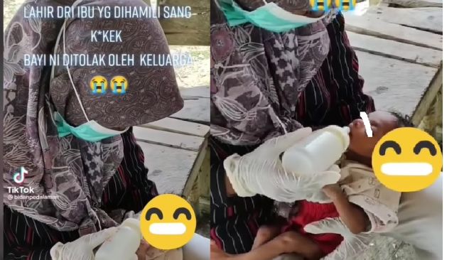 Pilu, Bayi Ditolak Keluarga, Diduga Hasil Ibu Diperkosa Kakek Sendiri