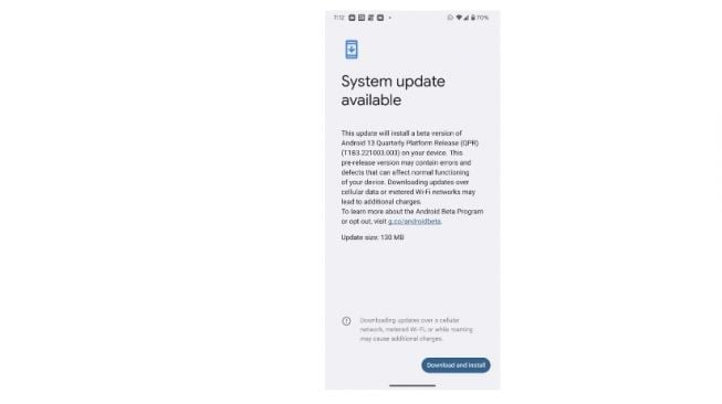 Pembaruan Android 13 QPR1 Beta 3 untuk Pixel 4a ke seri Pixel 7 [Gizmochina] 