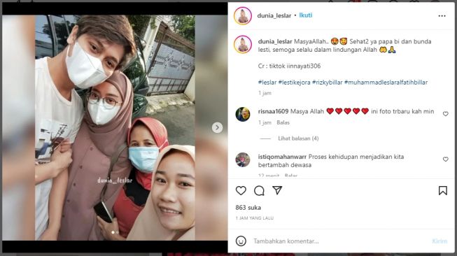 Leslar Foto Bareng Penggemar, Warganet Sorot Tangan Mereka yang Gandengan: Proses Kehidupan