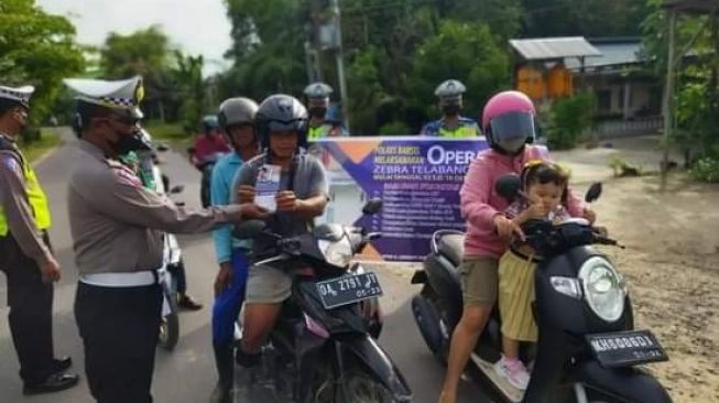 Operasi Patuh Telabang 2022, Satlantas Polres Barsel Tindak 34 Pelanggar