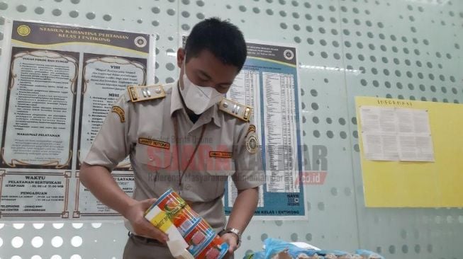 Stasiun Karantina Aruk Sita Produk Hewan Asal Malaysia