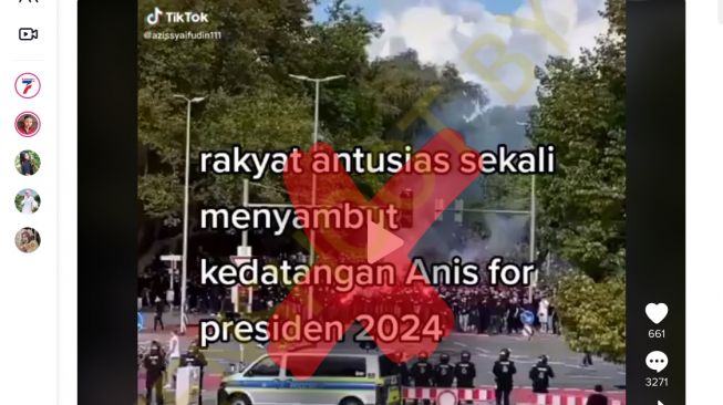 CEK FAKTA: Benarkah Anies Baswedan Disambut Rakyat Antusias untuk Jadi Presiden 2024?