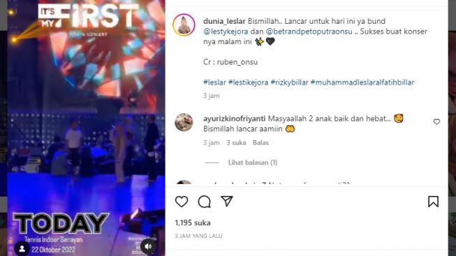 Cuplikan Video Persiapan Konser Betrand Peto, Lesti Kejora Dibanjiri Doa dari Penggemar: Anak Baik dan Hebat