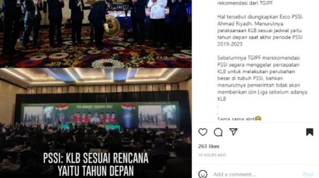 PSSI Tolak KLB Hasil Rekomendasi TGIPF dalam Waktu Dekat, Netizen: Dasar Kepala Batu Semua