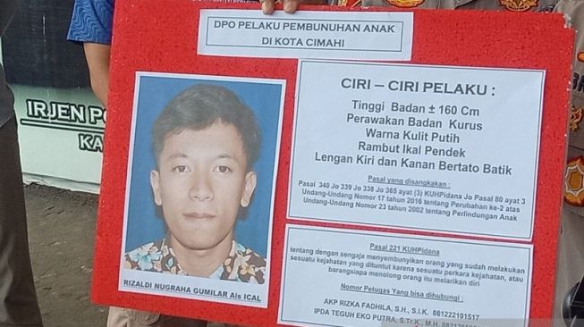 Penusuk Bocah 12 Tahun Sepulang Mengaji Ditangkap di Bandung, Langsung Dibawa ke Polres Cimahi