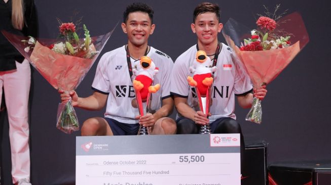 Tutup Tahun di Ranking 1 Dunia BWF, Fajar/Rian: Ini Tahun Terbaik Kami