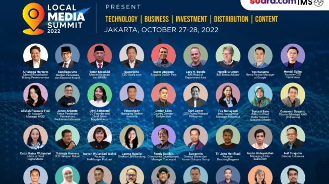 Airlangga Hartarto dan Sandiaga Uno Bakal Buka Local Media Summit 2022, Ratusan Media Lokal Pastikan Ikut