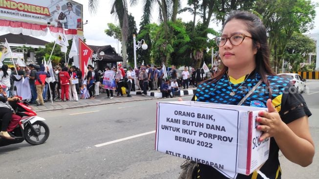 Nasib Belum Jelas, Atlet Balikpapan Turun ke Jalan Galang Dana Buat Ikut Porprov Kaltim