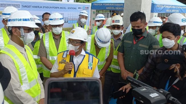 Sudah 51 Persen, Pembangunan Stasiun Pompa Ancol-Sentiong Direncanakan Rampung Oktober 2023