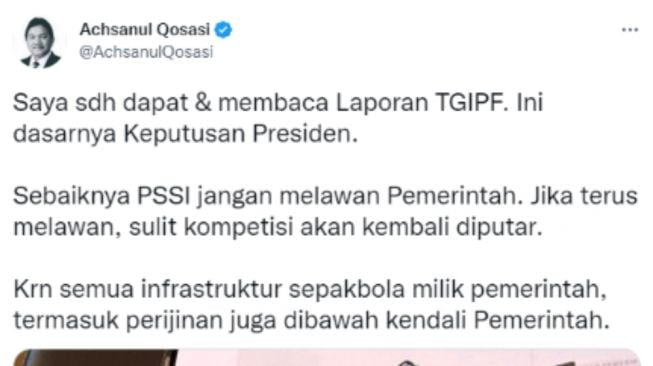 Tegas! Presiden Klub Madura United: PSSI Jangan Melawan Pemerintah