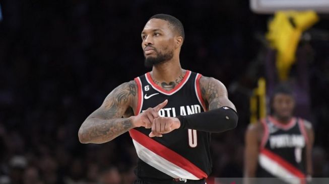 Hasil NBA: Damian Lillard Pimpin Blazers Paksa Lakers Nirmenang di Pekan Pembuka