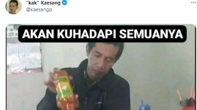 Kaesang Bagikan Foto Sosok Mirip Presiden Jokowi Makan Mie Ayam, Warganet Tantang Coba Share di Grup Keluarga