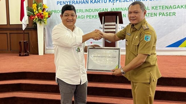 32.268 Pekerja Rentan di Kabupaten Paser Resmi Dilindungi BPJS Ketenagakerjaan