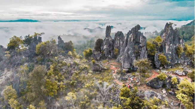 Puncak Microwave: Pesona Bebatuan Runcing di Pelosok Kota Sawahlunto