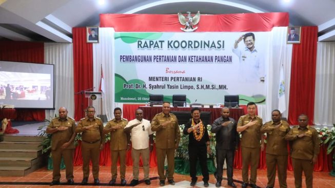 Mentan SYL Dorong Papua Barat Jadi Penghasil Sagu Berkualitas