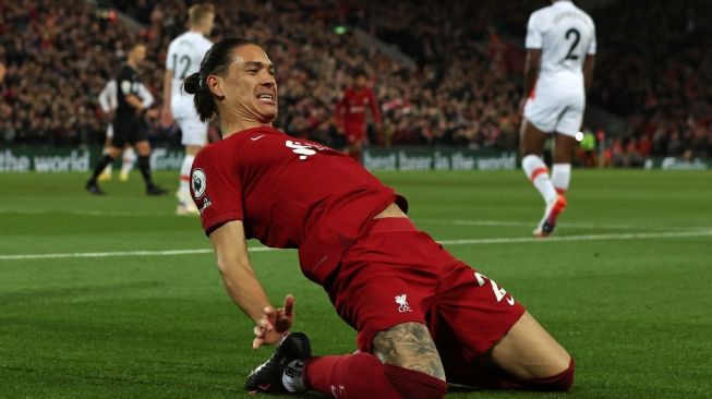 Striker Liverpool, Darwin Nunez. [NIGEL RODDIS / AFP]