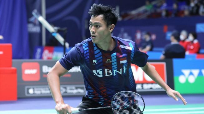 Shesar Hiren Rhustavito Diuntungkan karena Lawan Mundur di Babak Pertama Hylo Open 2022