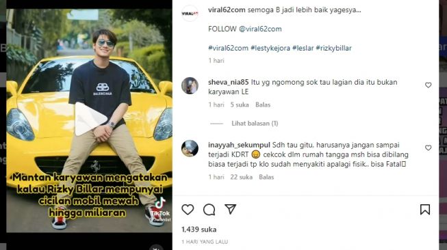 Tangkapan layar video. [Instagram/@viral62com]