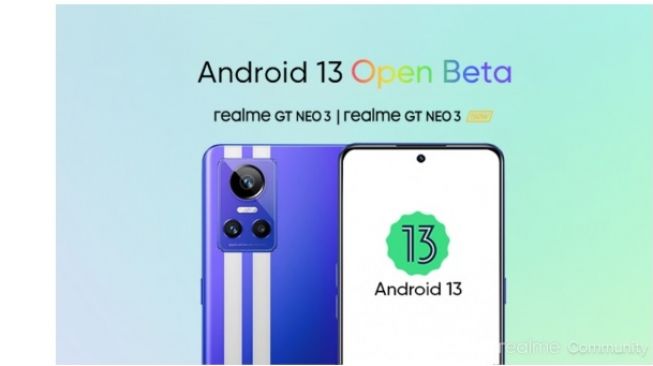  Realme UI 3.0 x Android 13 beta terbuka  [Gizmochina]