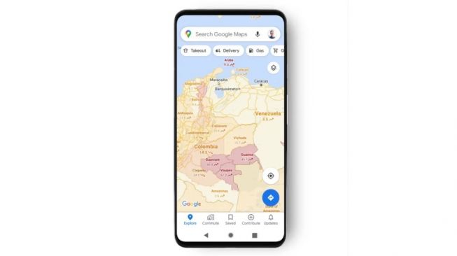 Fitur Google Maps hotspot Covid-19. [Smartdroid]